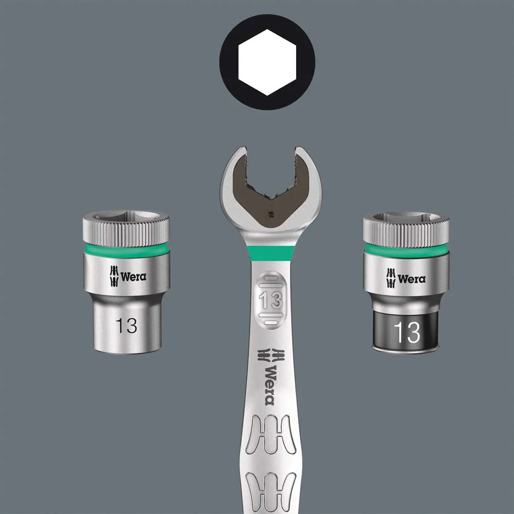 WERA Belt B 3 TORX HF Zyklop Bit Socket Set w/ Holding Function 3/8" Drive - 9 Piece WER003972