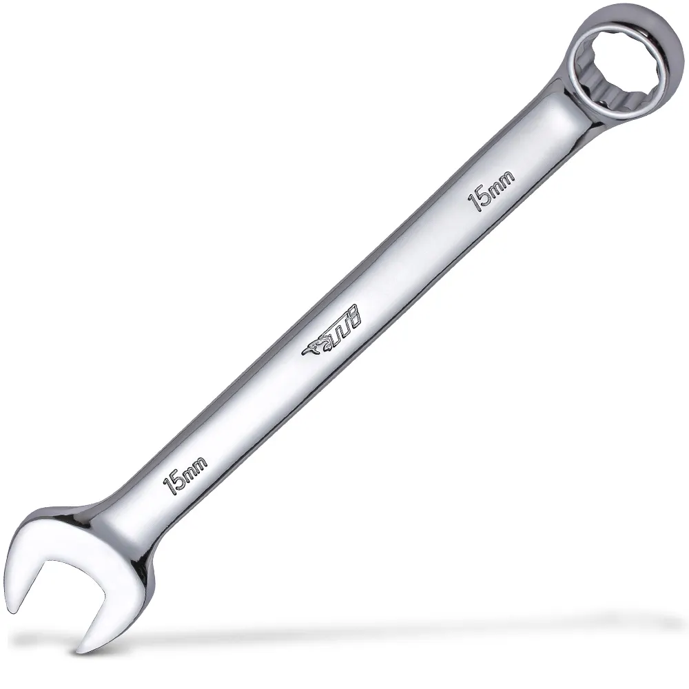 TTI 15mm Metric Ring & Open End Combination Spanner TCSM15