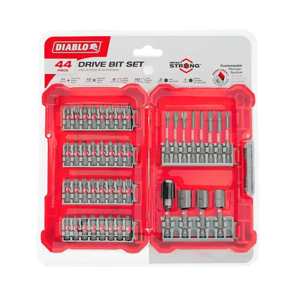 DIABLO Impact Screwdriver Bit Set - 44 Piece 2608F03294