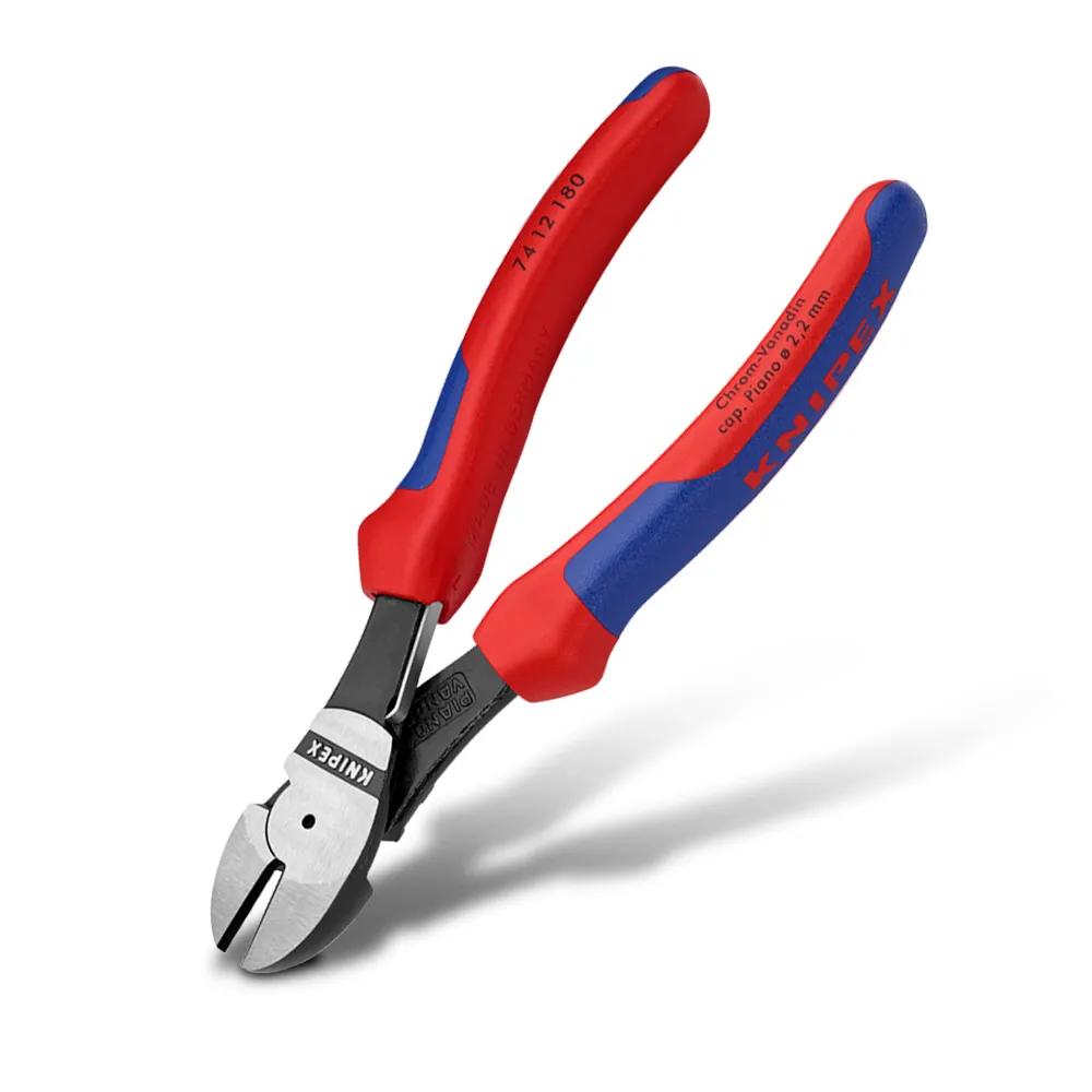 KNIPEX 180mm High Leverage Diagonal Cutter 7412180SB