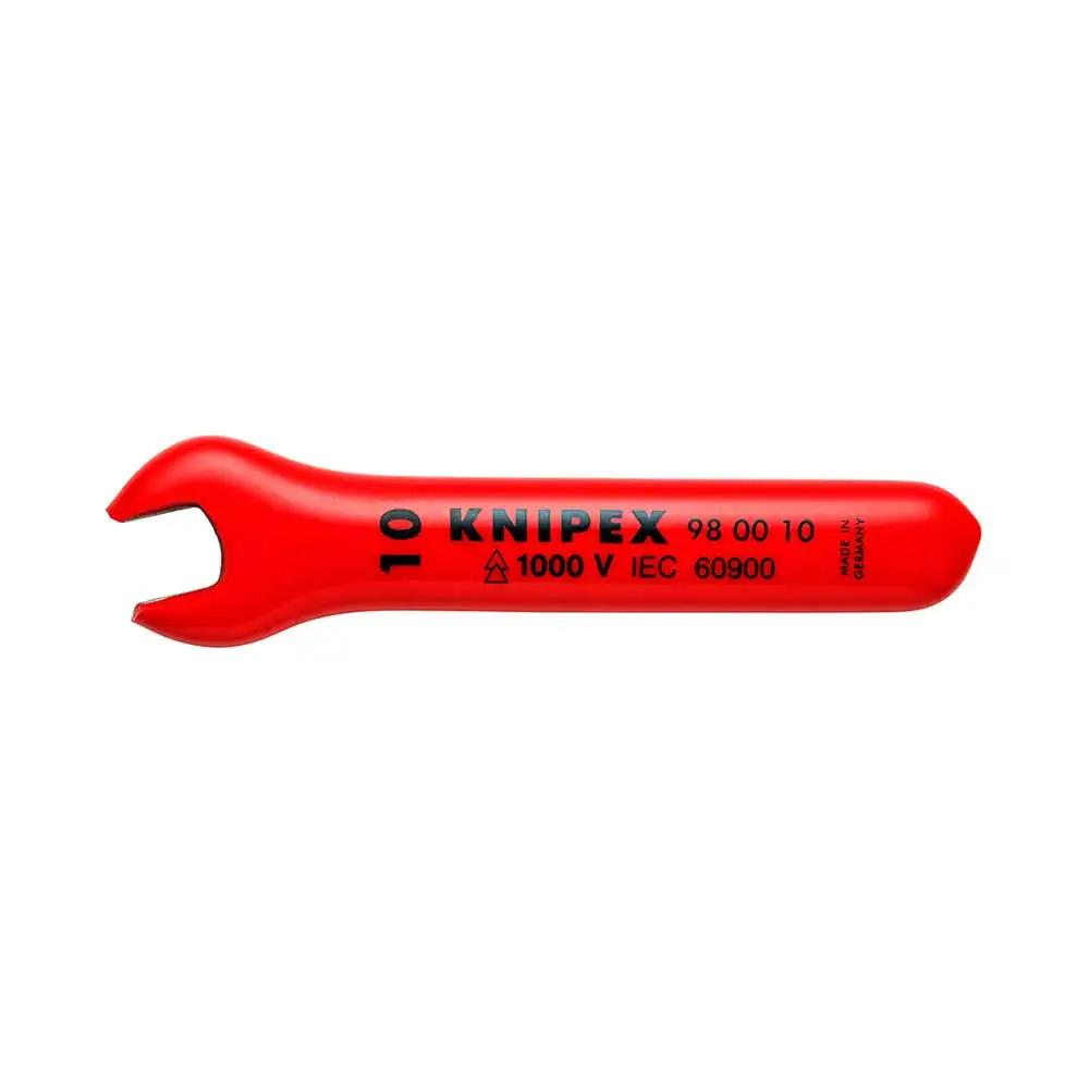 KNIPEX 1000V 10mm Insulated Open-End Spanner 980010