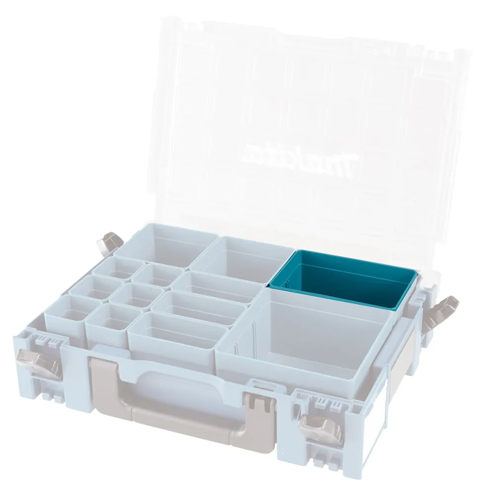 MAKITA Makpac Organiser 100 x 150mm Tub 4 Suits 191X84-4 191X96-7