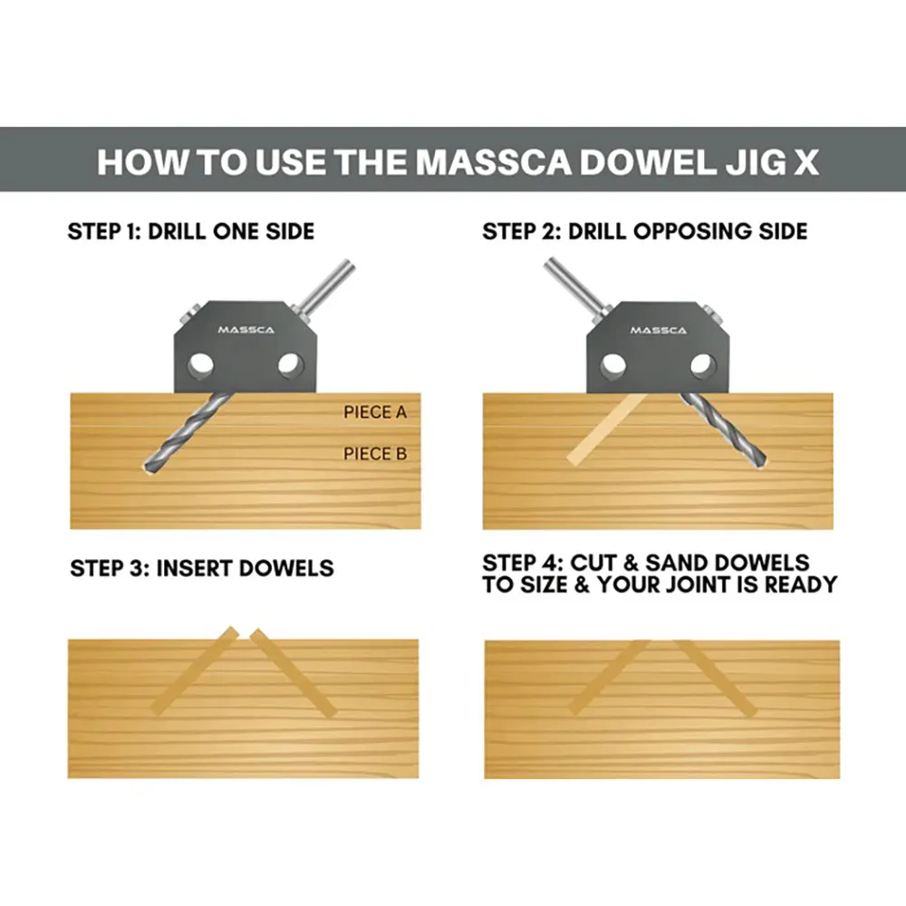 MASSCA Dowel Jig X MASMA-DGX