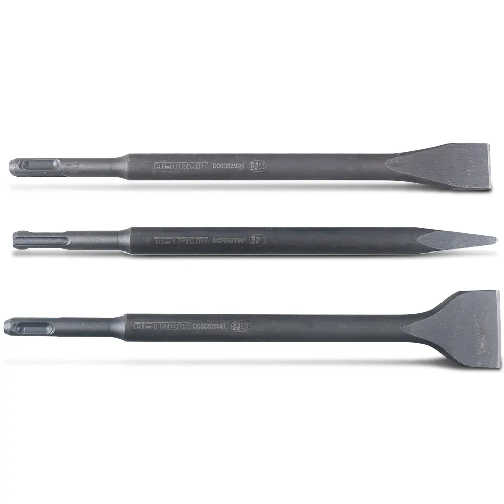 DETROIT 250mm SDS-Plus Chisel Set - 3 Piece