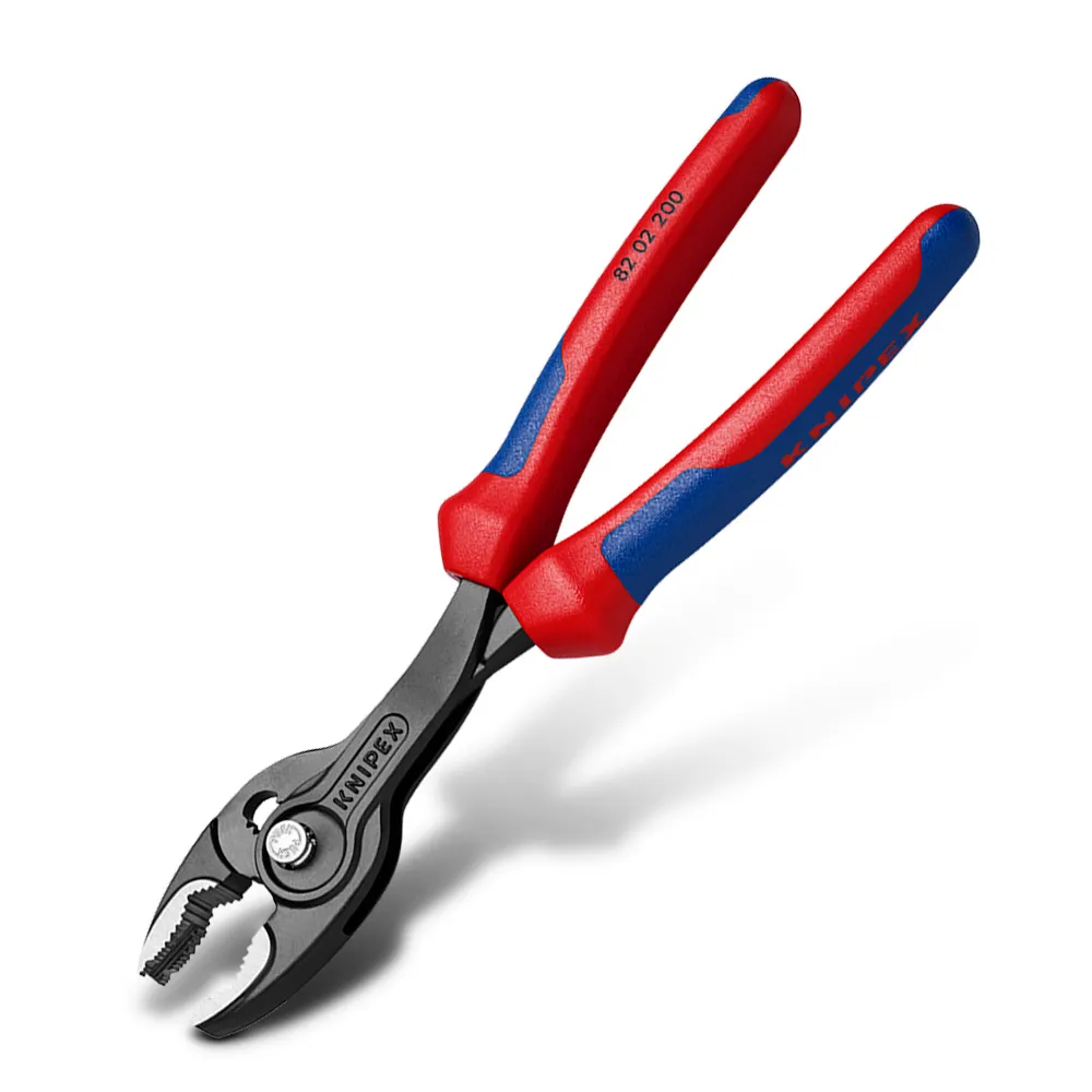 KNIPEX 200mm TwinGrip Slip Joint Plier 8202200SB