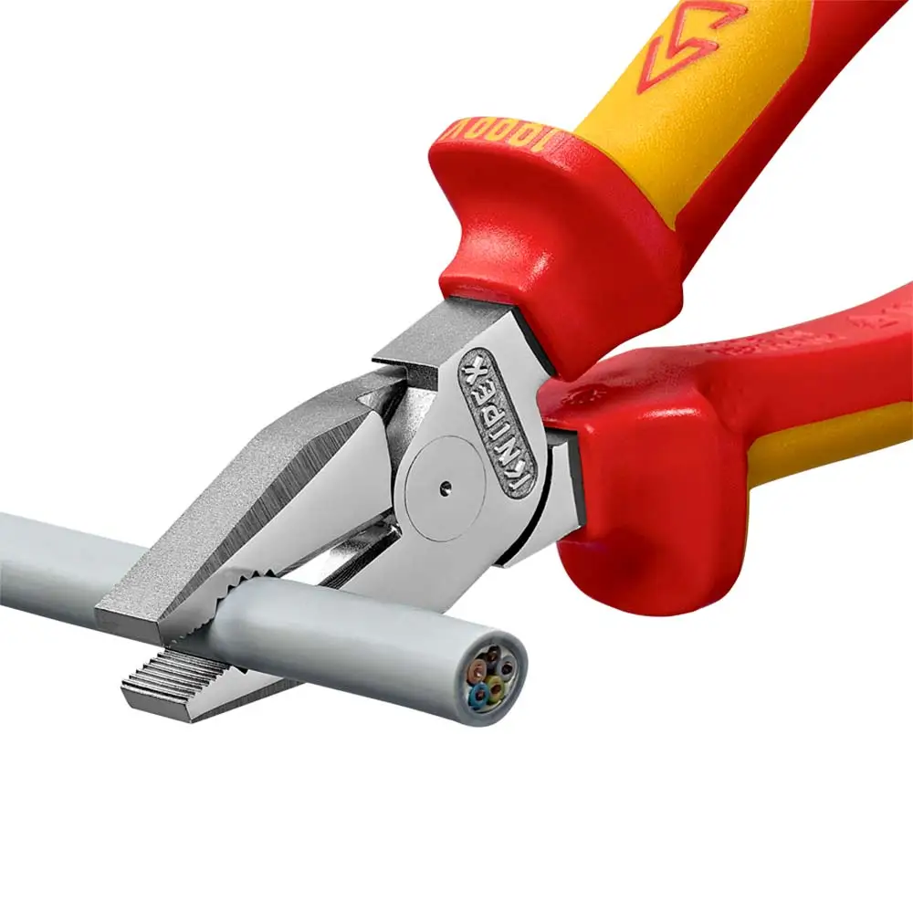 KNIPEX 200mm 1000V VDE High Leverage Combination Pliers 0206200SB