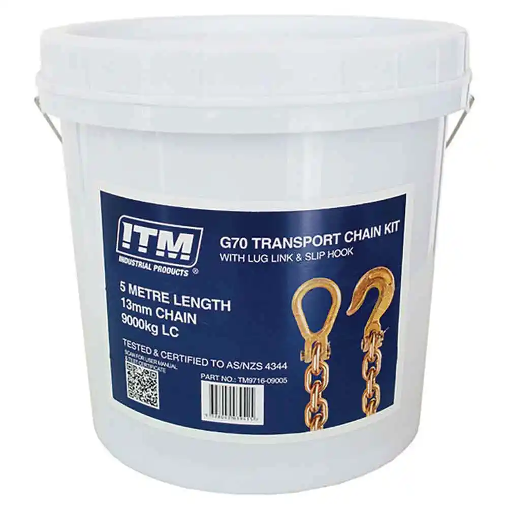 ITM 9T Lug Link Slip Hook Transport Chain TM9716-09005