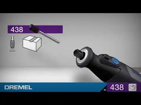 DREMEL 438 Sanding Band 6.4mm 120 Grit - 6 Piece