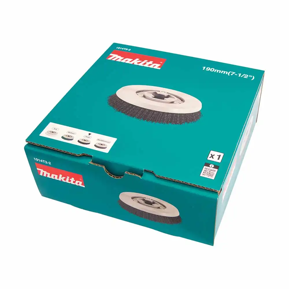 MAKITA 190mm Black Hard Brush - PS001G 1914T2-2