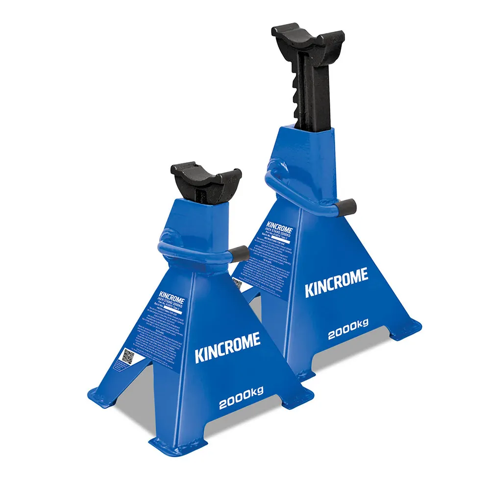 KINCROME 2000kg Axle Stands Ratchet Style Pair K12073