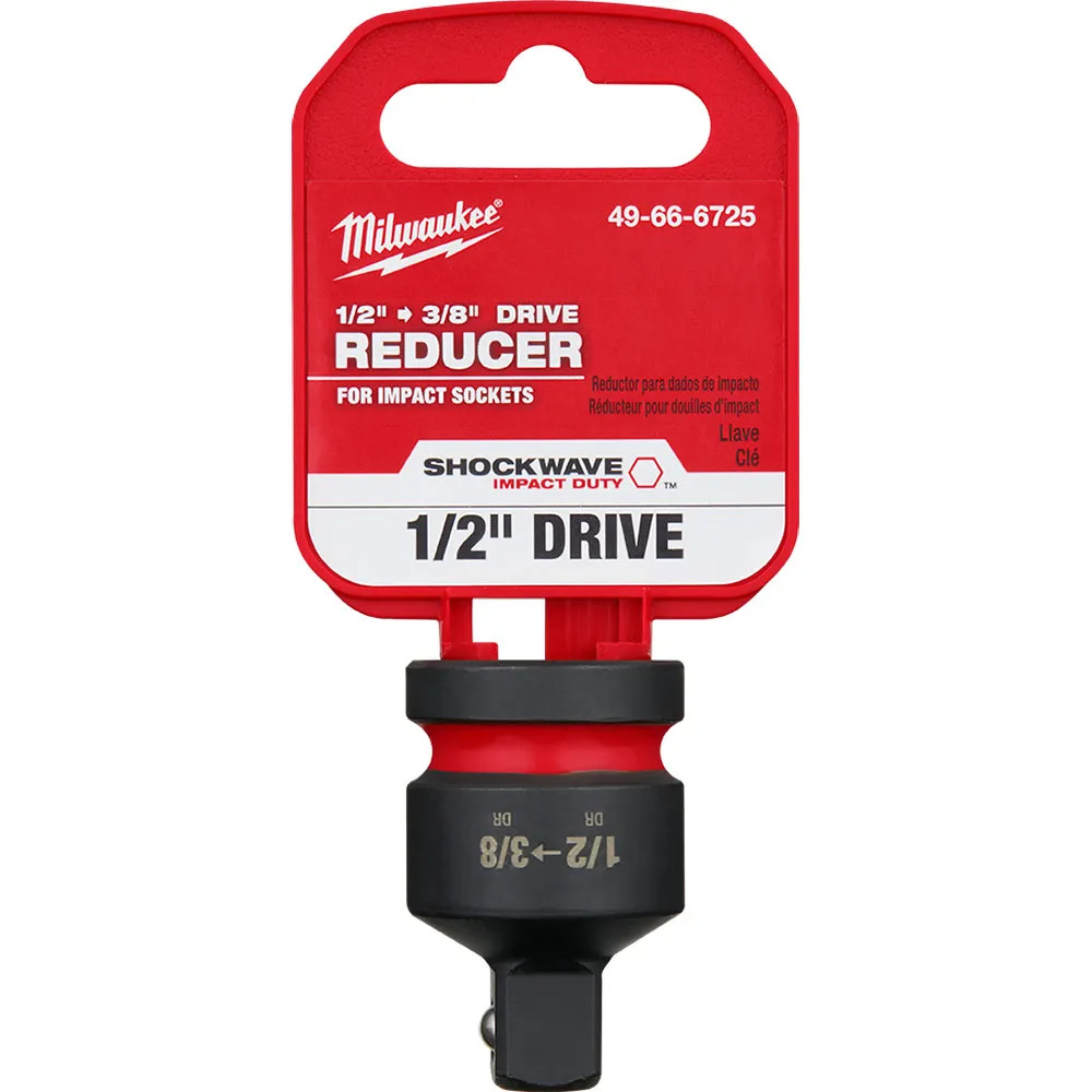 MILWAUKEE SHOCKWAVE 1/2" Drive to 3/8" Drive Impact Socket Reducer 49666725