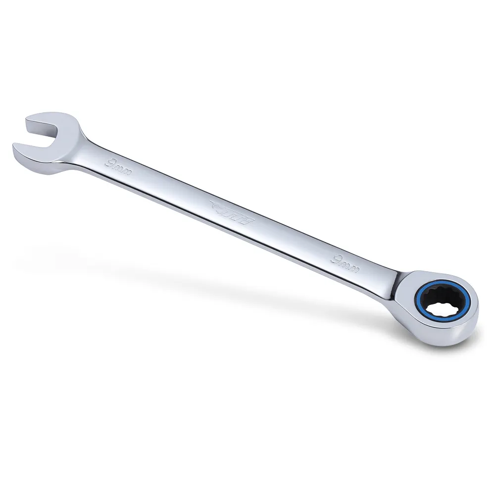 TTI 9mm 72T Metric Ratcheting Ring/Open-End Spanner TRTM09
