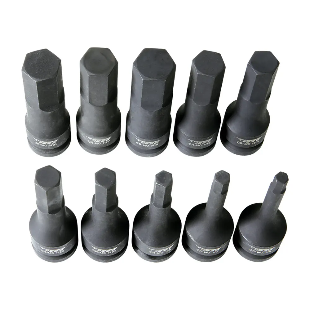 TTI 10 Piece 1/2 Drive Inhex Metric Impact Socket Set TT12D10HDS