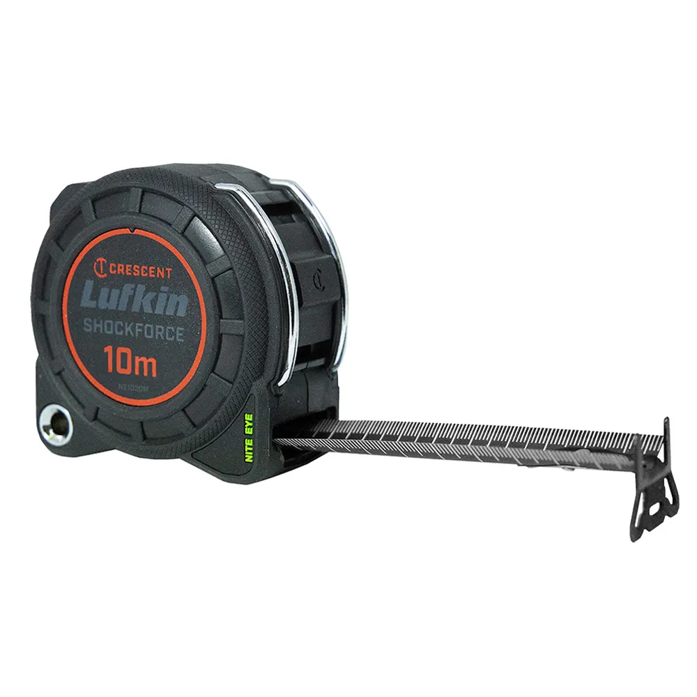 CRESCENT LUFKIN 10m x 30mm Shockforce Nite Eye Gen 1 Tape Measure NE1030M