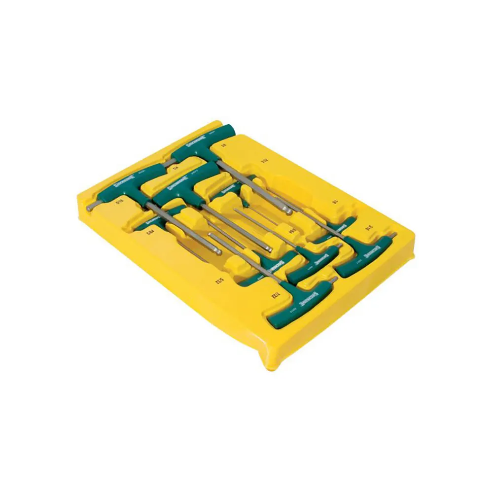 Sidchrome 10 Piece T Handle Hex Key Set AF