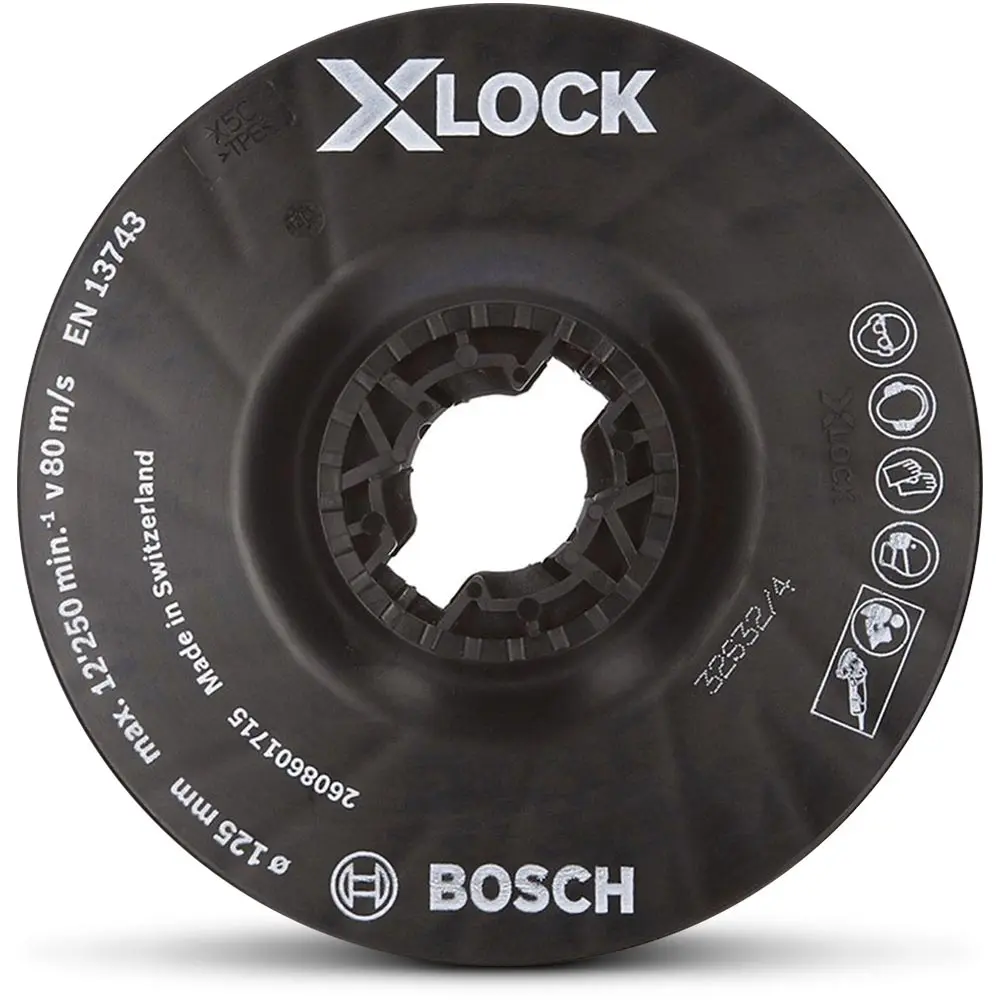 BOSCH X-LOCK 125mm Medium Backing Pad