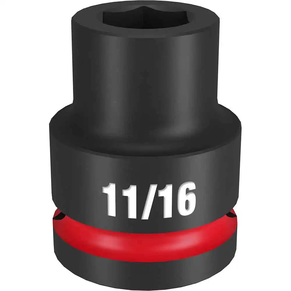MILWAUKEE SHOCKWAVE 3/4" Drive 11/16" Standard 6 Point Impact Socket 49666302