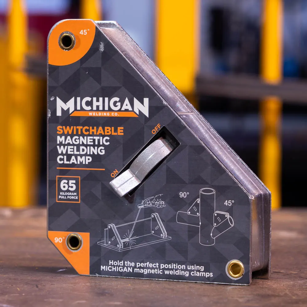MICHIGAN Multi-Angle 65kgf Switchable Magnetic Welding ClampMMAGSSW65