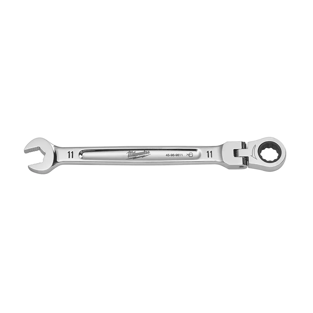 MILWAUKEE 11mm Metric R/OE Flex Head Racheting Spanner 45969611