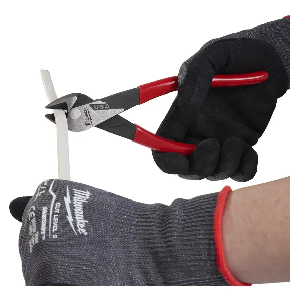 MILWAUKEE 203mm USA Made Plastic Grip Handle Diagonal Cutter Plier MT508