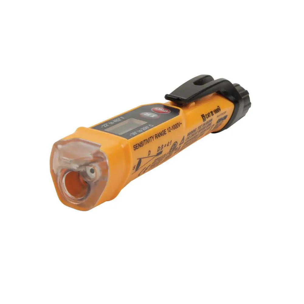 KLEIN 12 to 1000V Voltage Detector w. Infrared Thermometer ANCVT4IR