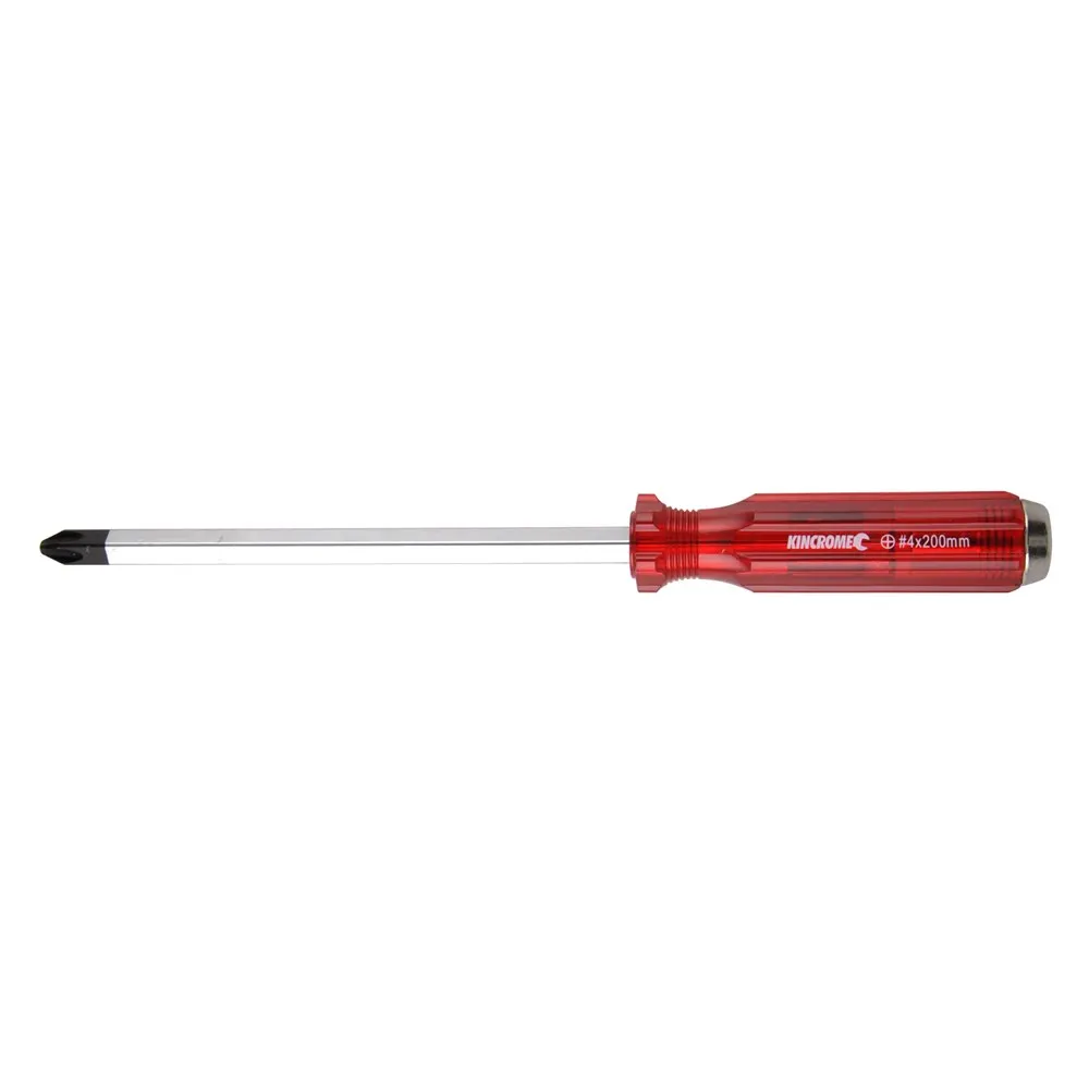 KINCROME No 4 x 200mm Thru-Tang Phillips Screwdriver K5182