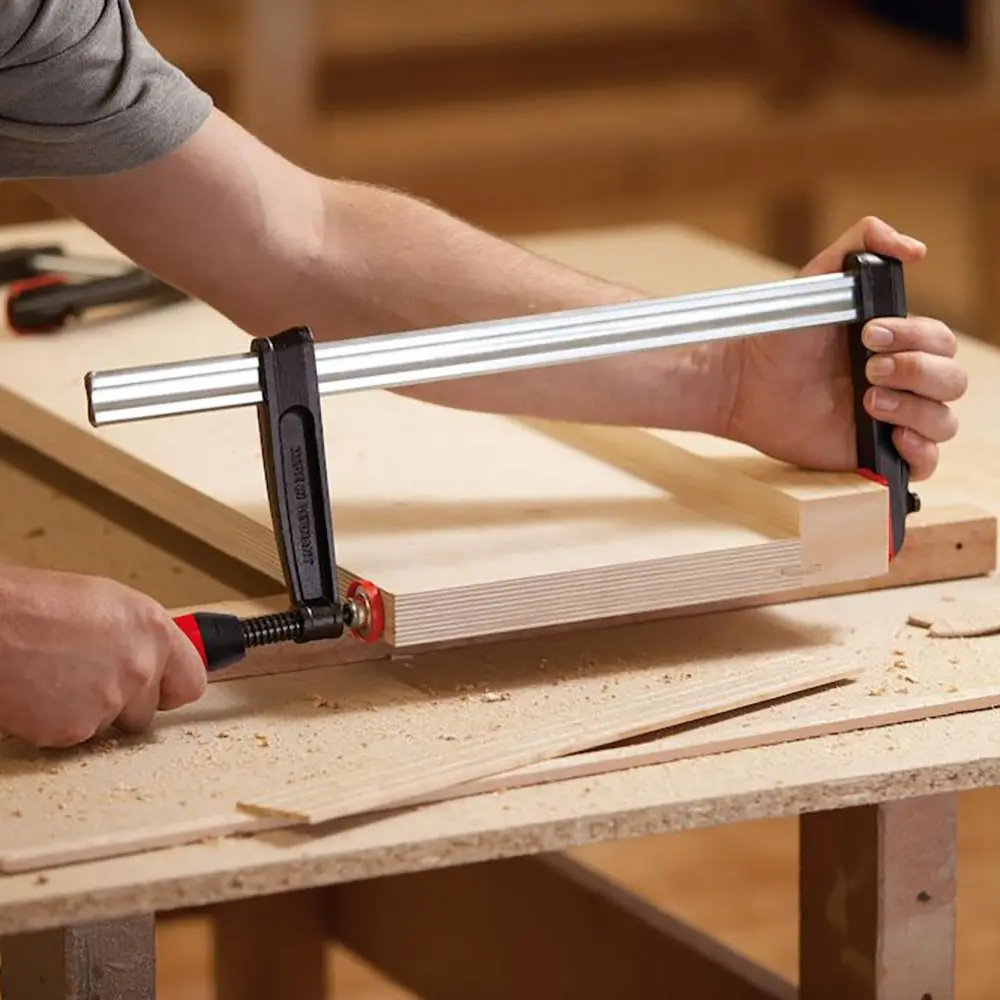 BESSEY 160mm Malleable Cast Iron Screw Quick Action Clamp TPN With 2 Component Handle TG16-2K