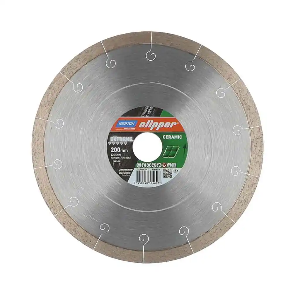 CLIPPER 200 x 25.4/9mm Continuous Ceramic Diamond Blade 70184647047