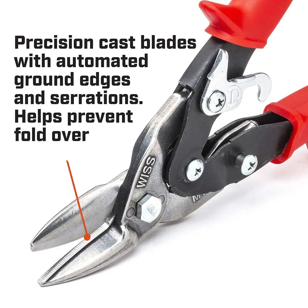 CRESCENT WISS 248mm Left Cut Tin Snips M1RAU