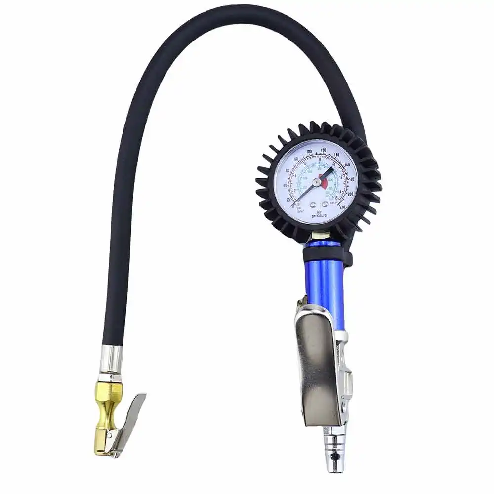 IRONAIR 0-220 PSI 40cm Hose 1/4inch BSP Tyre Inflator IATI220