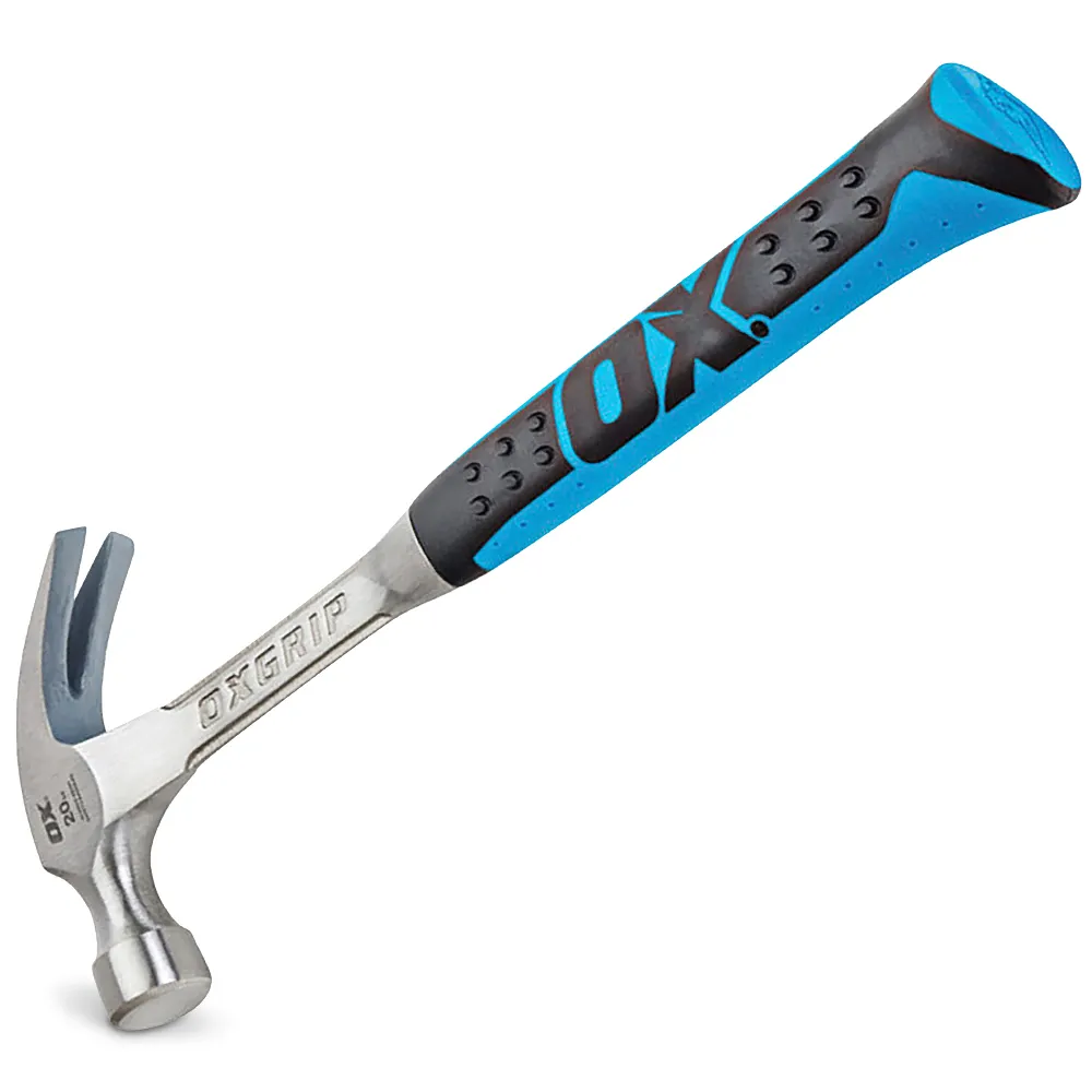 OX Pro 20oz One Piece Steel Claw Hammer OX-P080120