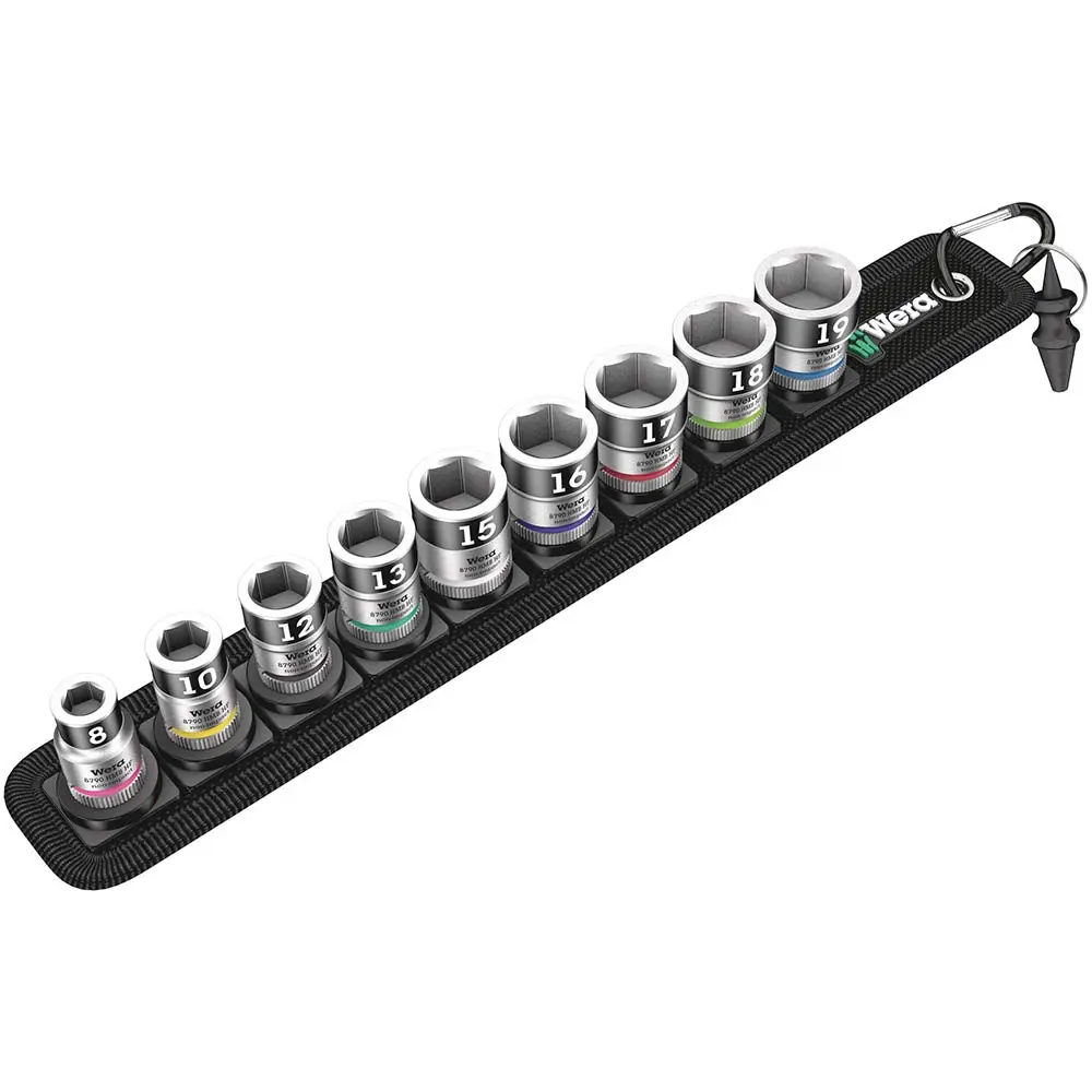 WERA 3/8" Drive Belt Socket Set WER003970