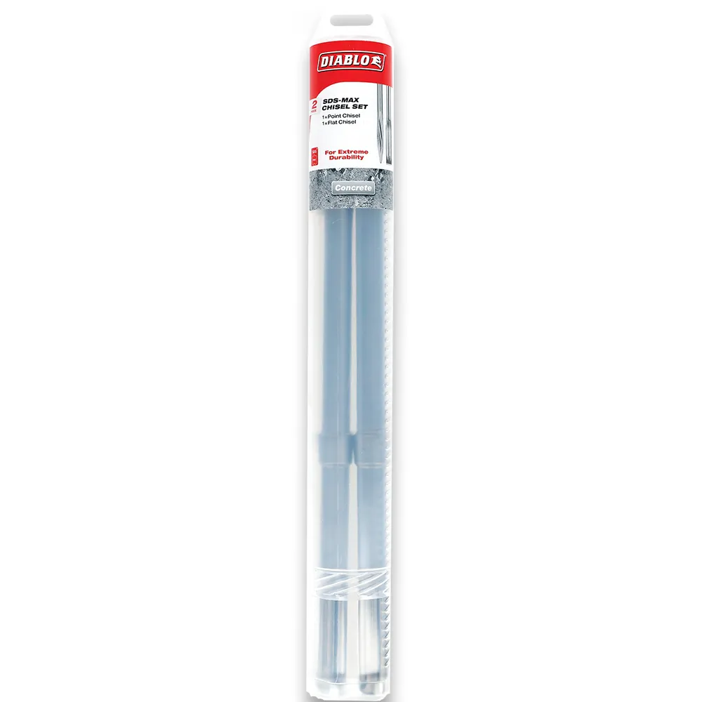 DIABLO SDS Max Chisel Set - 2 Piece 2608F03203