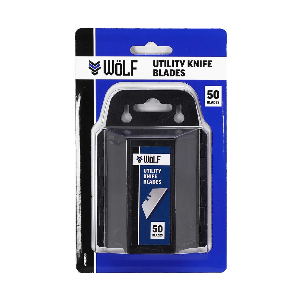 WoLF 50 Pack Utility Knife Blades WUK050
