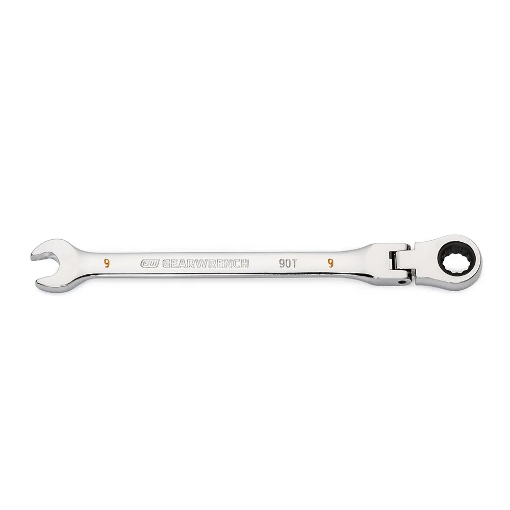 GEARWRENCH 9mm 90T Flexhead Ratcheting Combination Wrench 86709