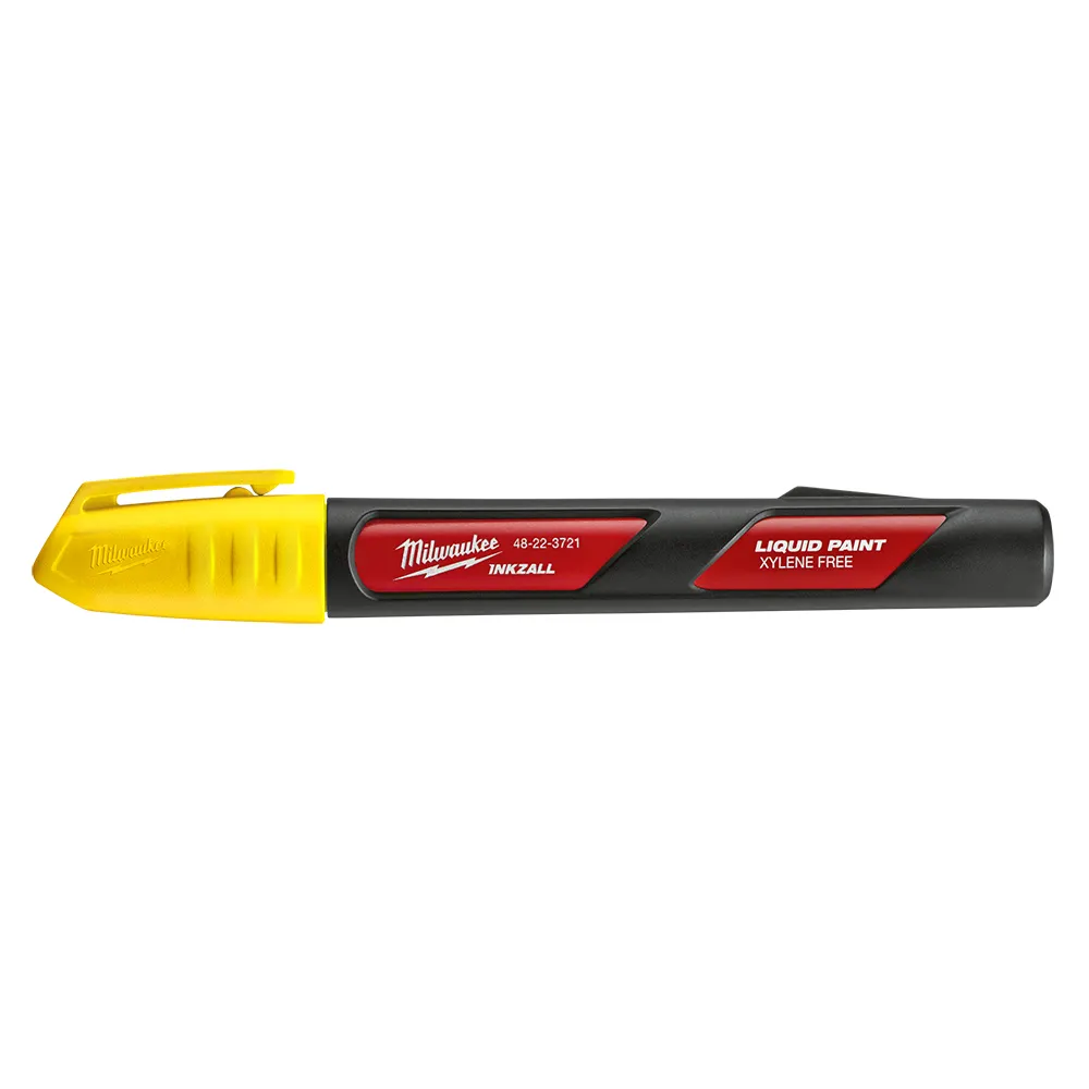 MILWAUKEE INKZALL Yellow Liquid Paint Marker 48223722
