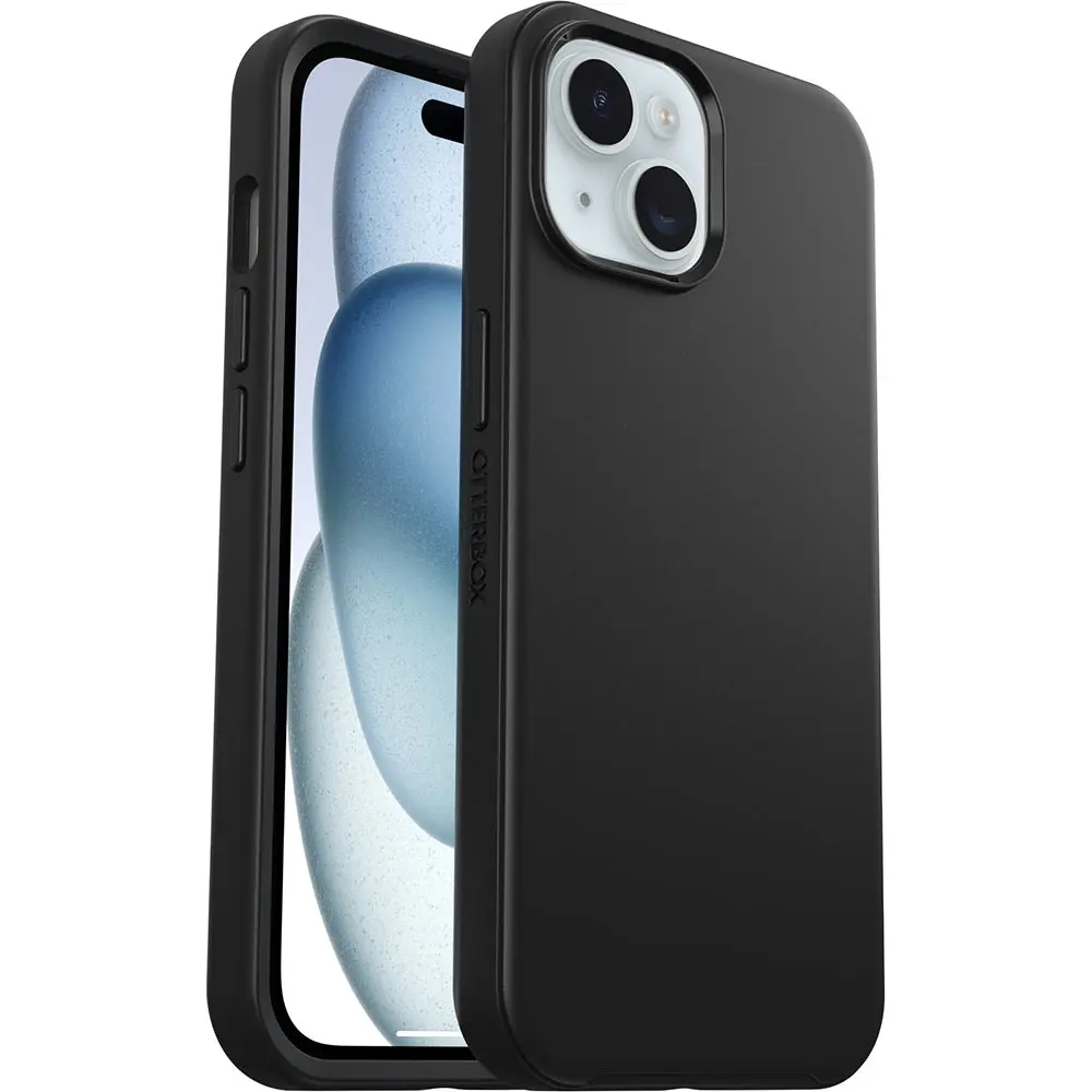 OTTERBOX Symmetry Plus MagSafe Case - For iPhone 13, iPhone 14, iPhone 15 - Black 77-92928