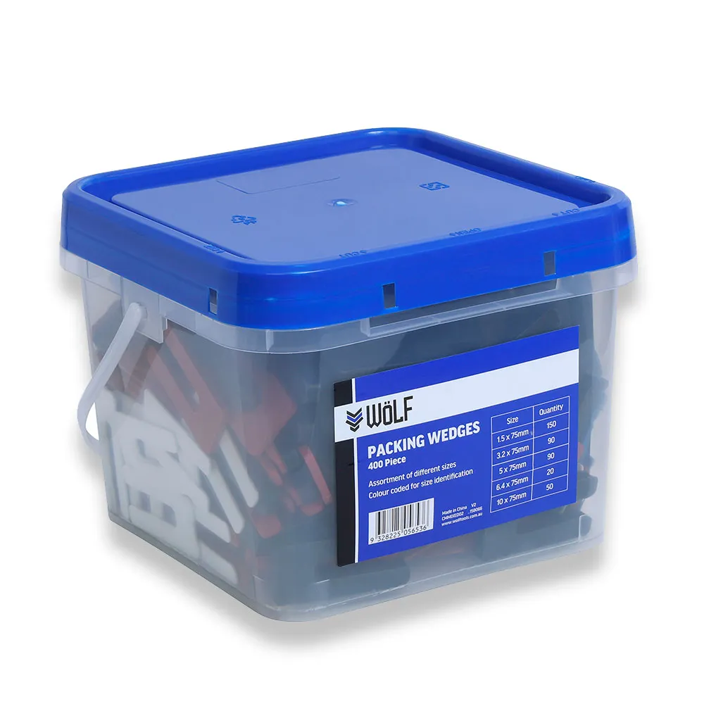 WoLF Packing Wedges Mixed Set - 400 Piece CMMIXED02
