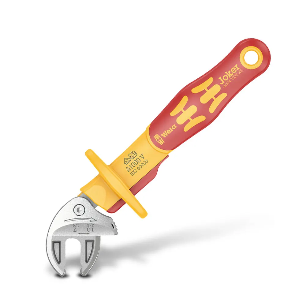 WERA 7-10mm 1/4"-3/8" 6004 Joker VDE XS VDE-insulated Self-setting Spanner WER020150