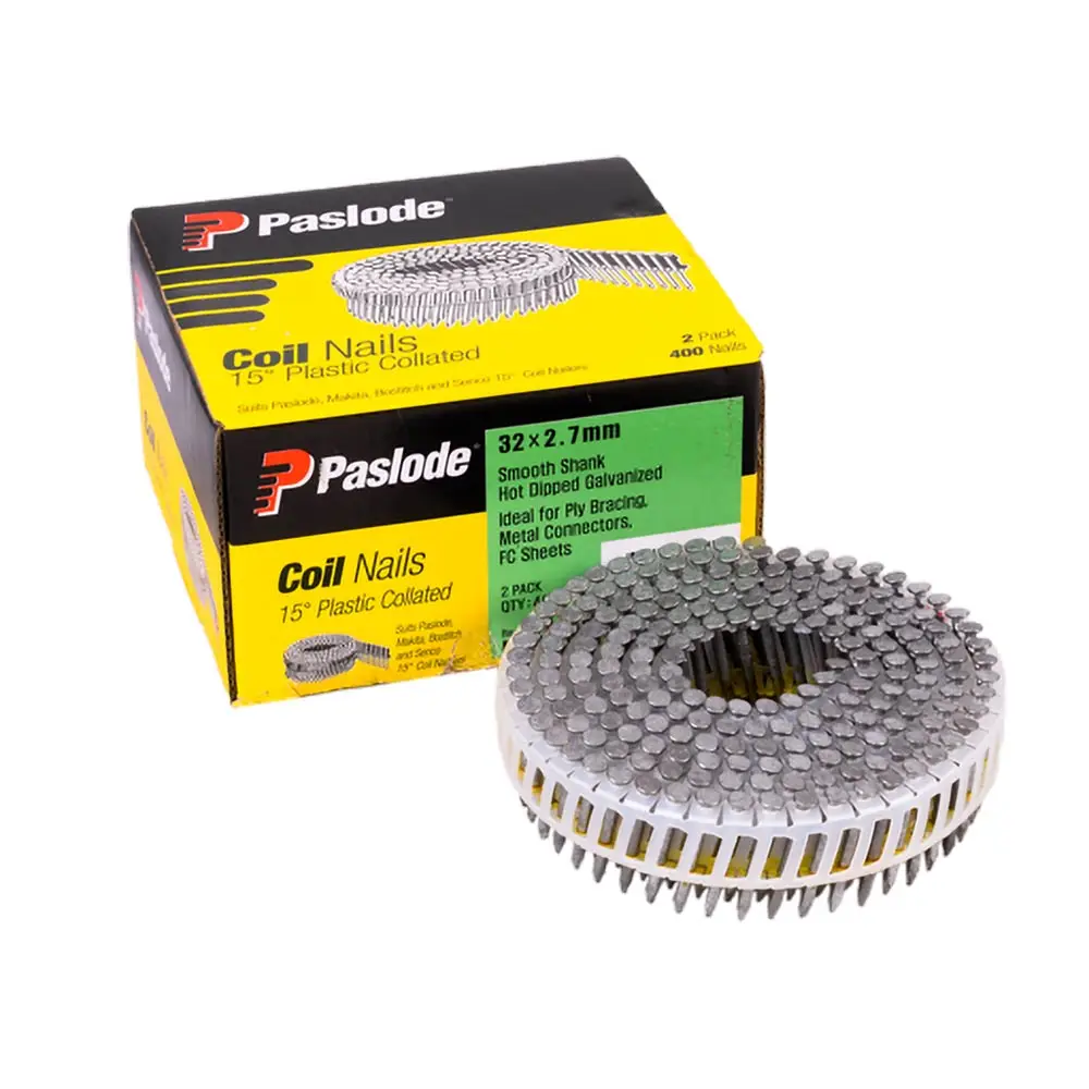 PASLODE 32mm Collated Plastic Sheet Nails 400 Pack B25255
