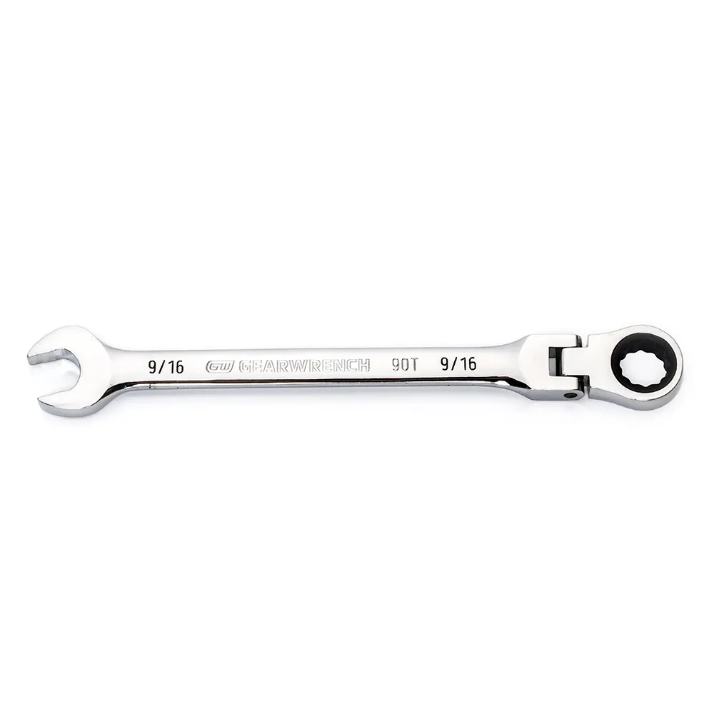 GEARWRENCH 9/16" 90T Flexhead Ratcheting Combination Wrench 86746