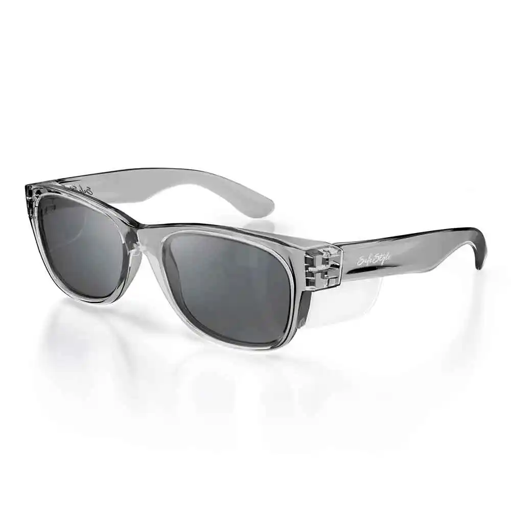 SAFESTYLE Classics Graphite Frame Tint UV400 Lens Safety Glasses CGT100