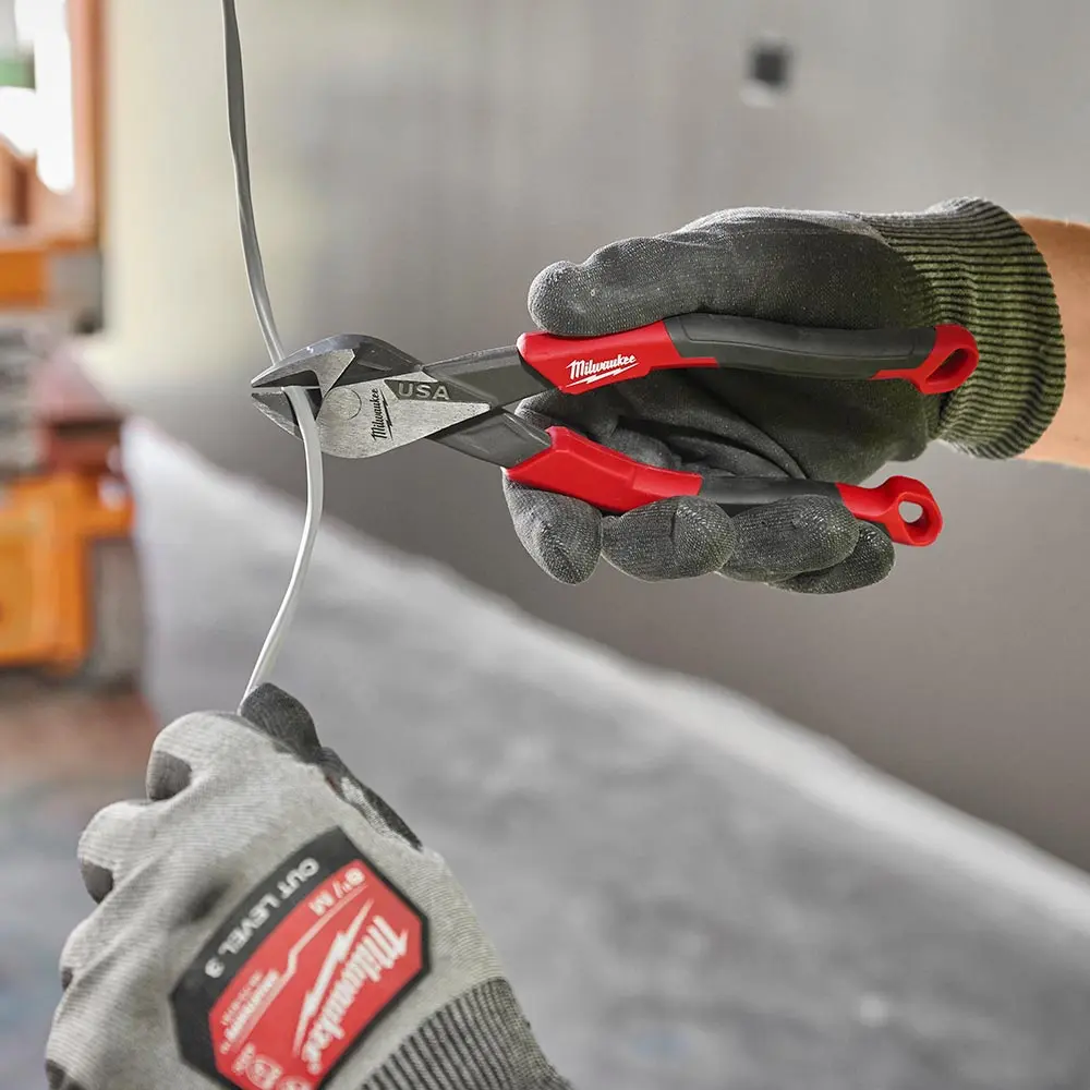 MILWAUKEE USA Made Comfort Grip 178mm (7") Diagonal Pliers MT557