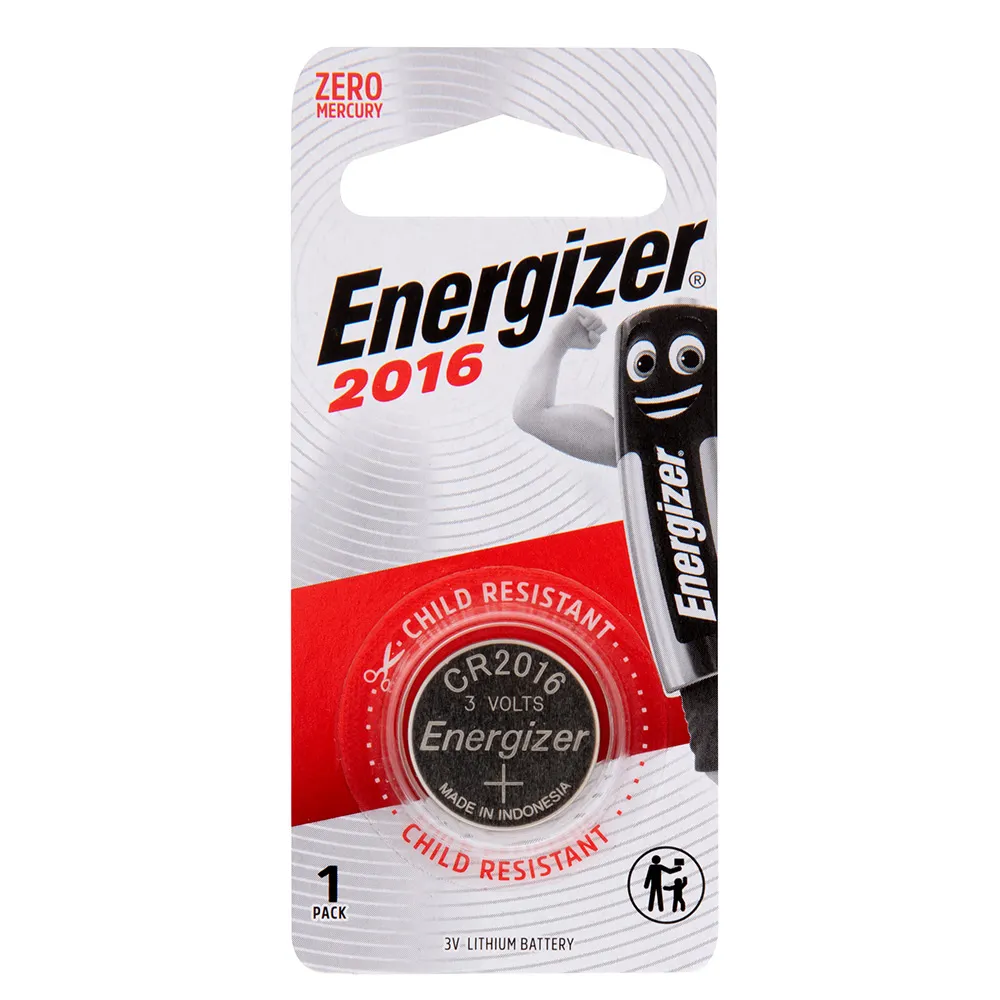 ENERGIZER CR2016 3V Lithium Coin Battery - 1 Pack ECR2016BS1