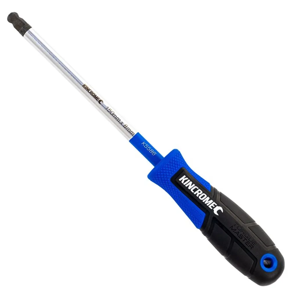 KINCROME 8 x 150mm TorqueMaster Ball-Hex Screwdriver K5586