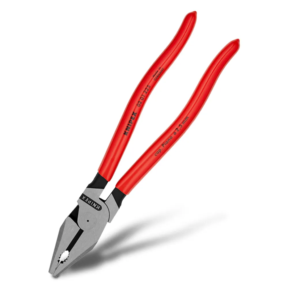KNIPEX 225mm High Leverage Combination Pliers 0201225SB