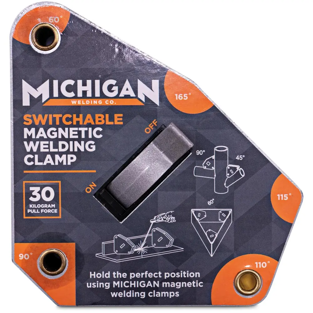 MICHIGAN Multi-Angle 30kgf Switchable Magnetic Welding Clamp MMAGMSW30