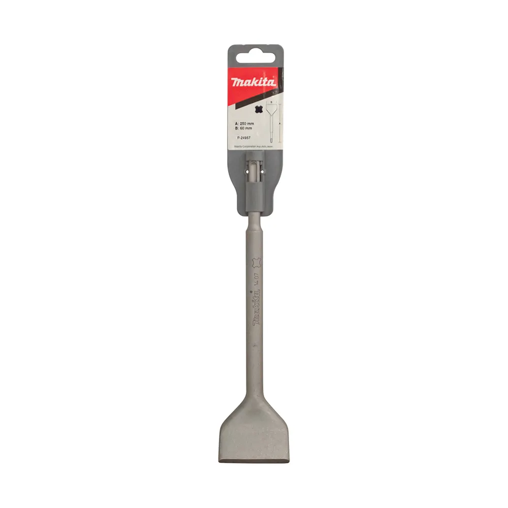 MAKITA 60x250mm SDS-Plus Wide Flat Chisel Bit - ANGLED ELITE P24957