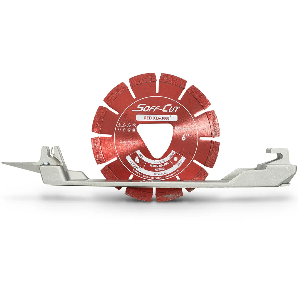 HUSQVARNA 150mm Segmented Soffcut Diamond Blade w.Skid - Red