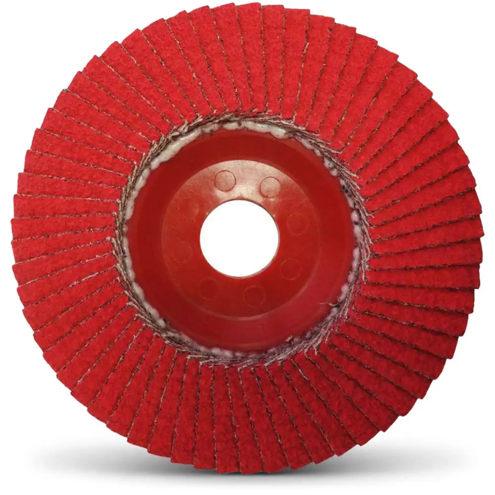 JOSCO 125mm 60-Grit Ceramic Flat Flap Disc